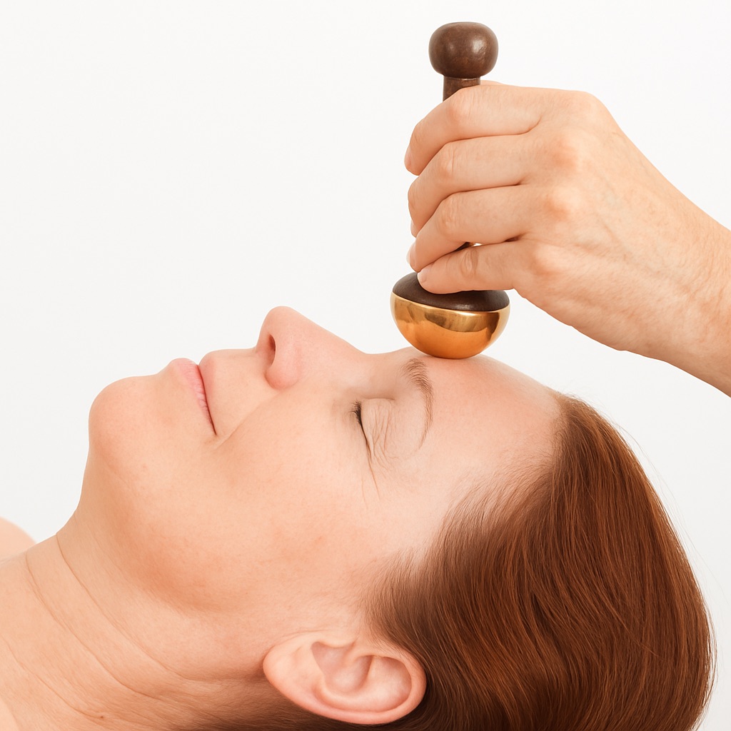 Image illustrant la marmathérapie faciale