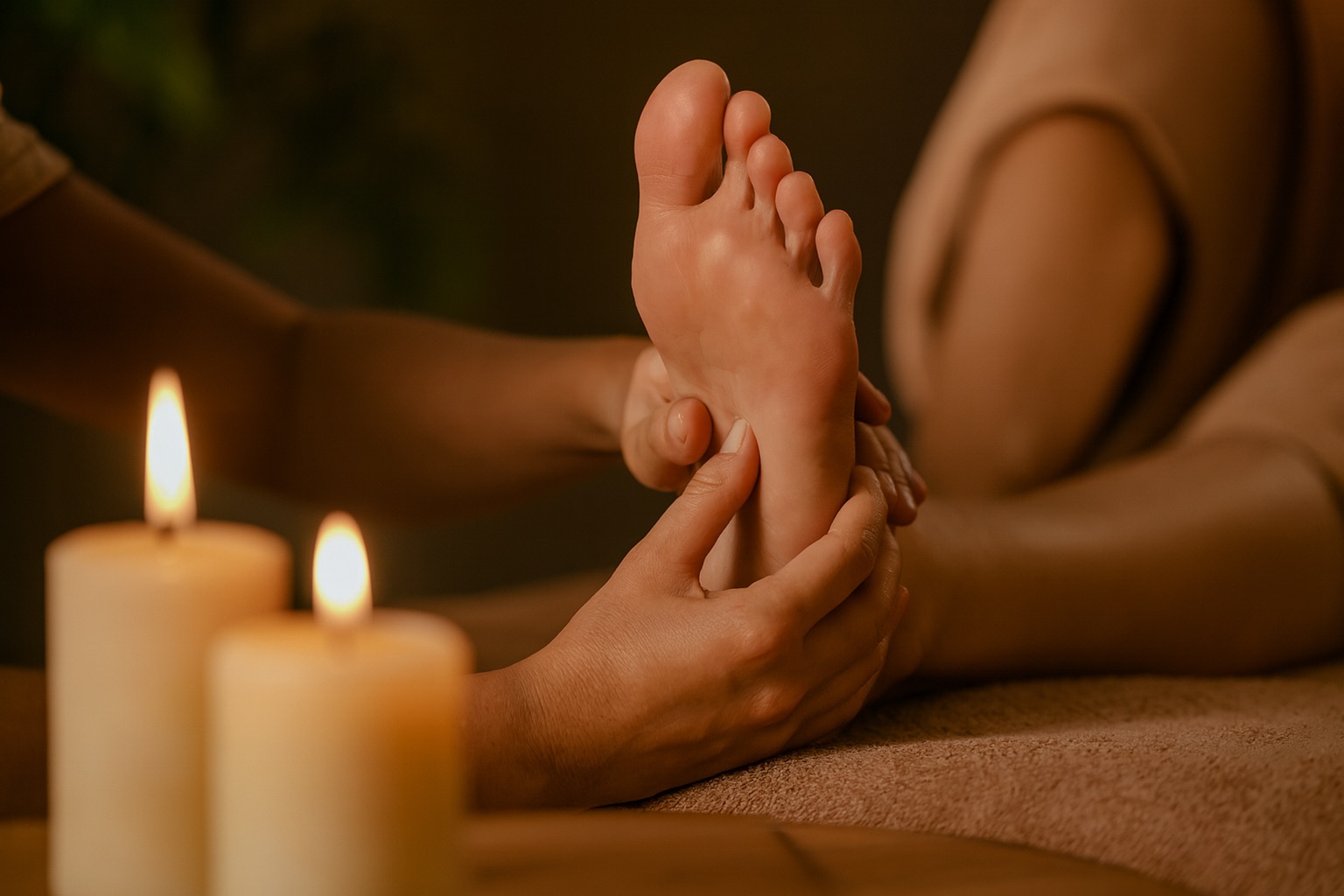 Image illustrant la réflexologie plantaire